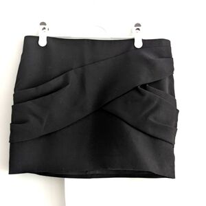 Black mini skirt from maje